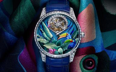 بالتزامن مع Watches & Wonders: غوتشي تكسر شكل الزمن باللون والريش والحِرفة